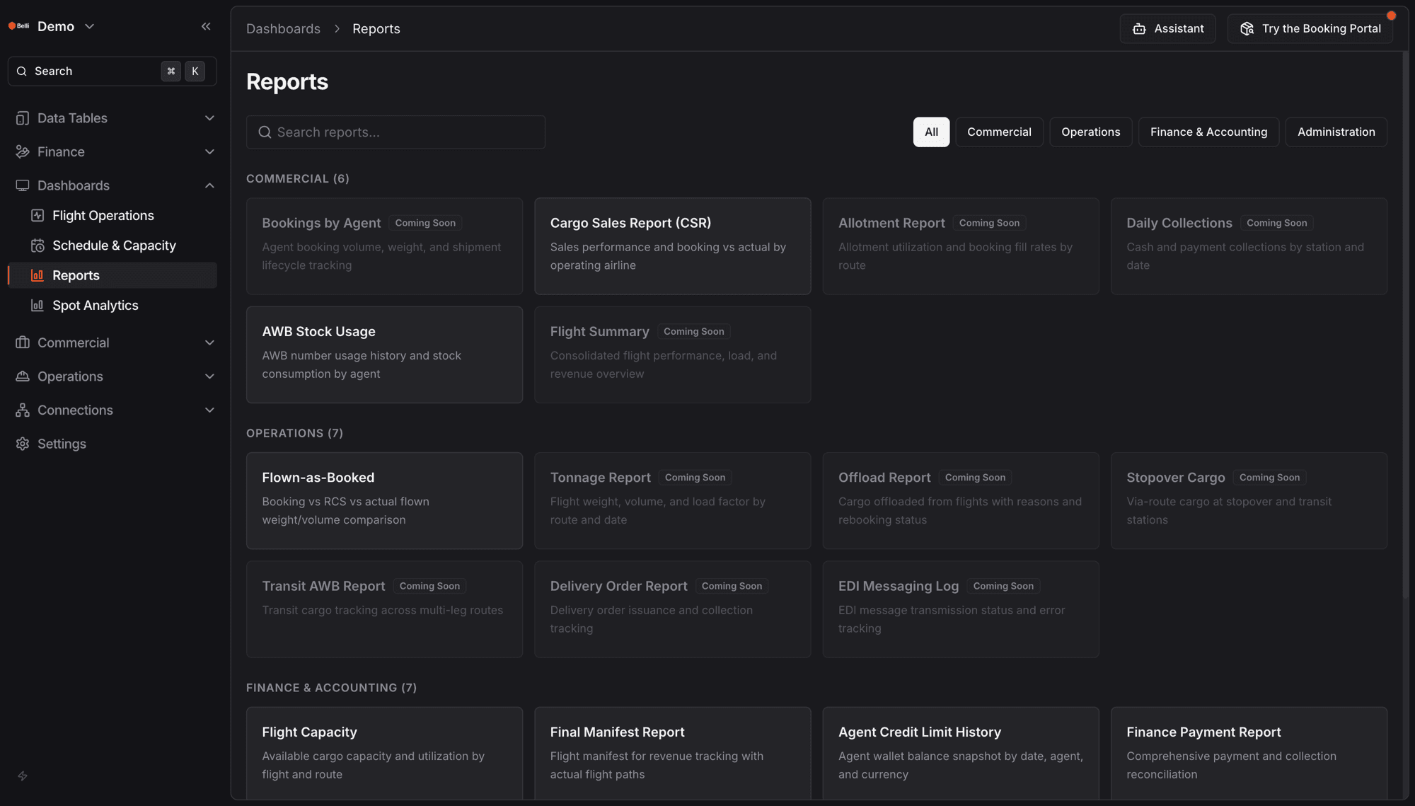 Dashboards › Reports